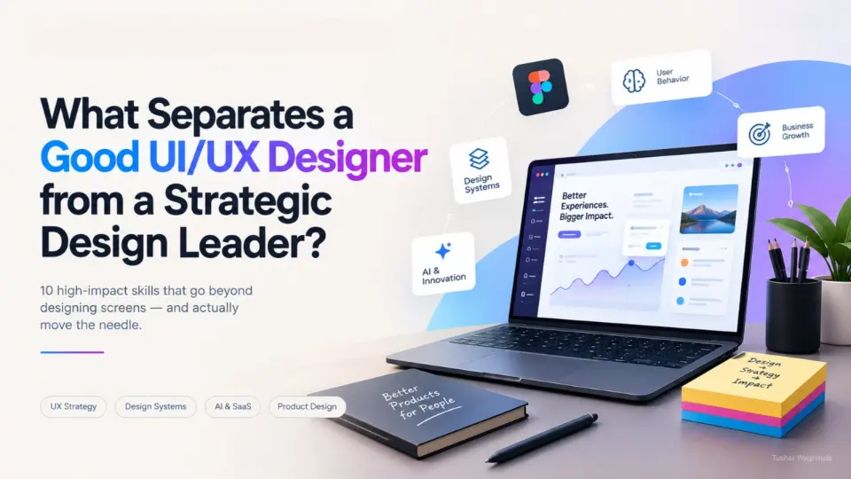 Cover: what separates a good UI/UX designer from a strategic design leader