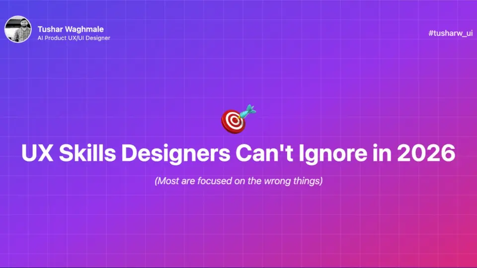 Cover: UX skills designers cannot ignore in 2026